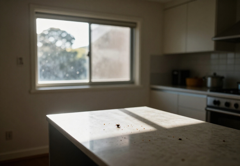 Ant nest in wall cavity of a Cammeray property before treatment
