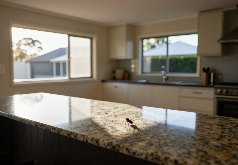 Spider-free storage area in Cammeray after pest control